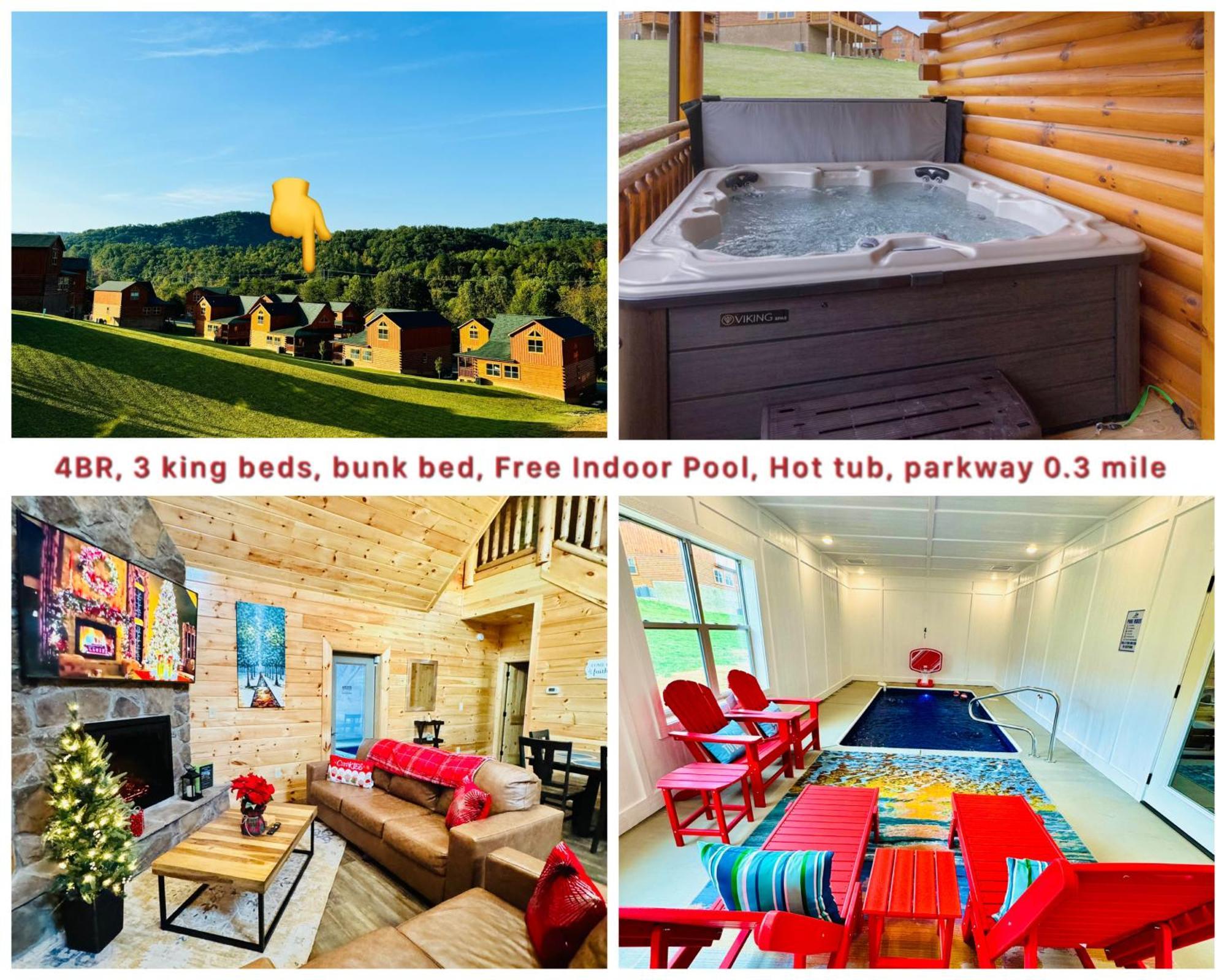 فيلا New! Indoor Pool/Ps 5/Hot Tub/Parkway بيدجن فورج المظهر الخارجي الصورة